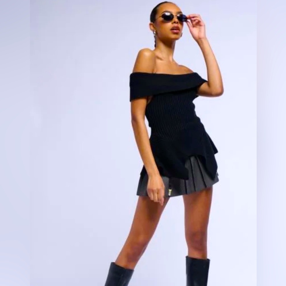 Sexy. Chic. Comfy. Chunky. Stretch. Off the shoulders. Peplum Sweater.